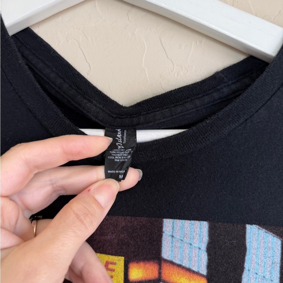 Depeche Mode Gildan Black Celebration Short Sleeve Tee Shirt TShirt Men’s Medium - Picture 3 of 4